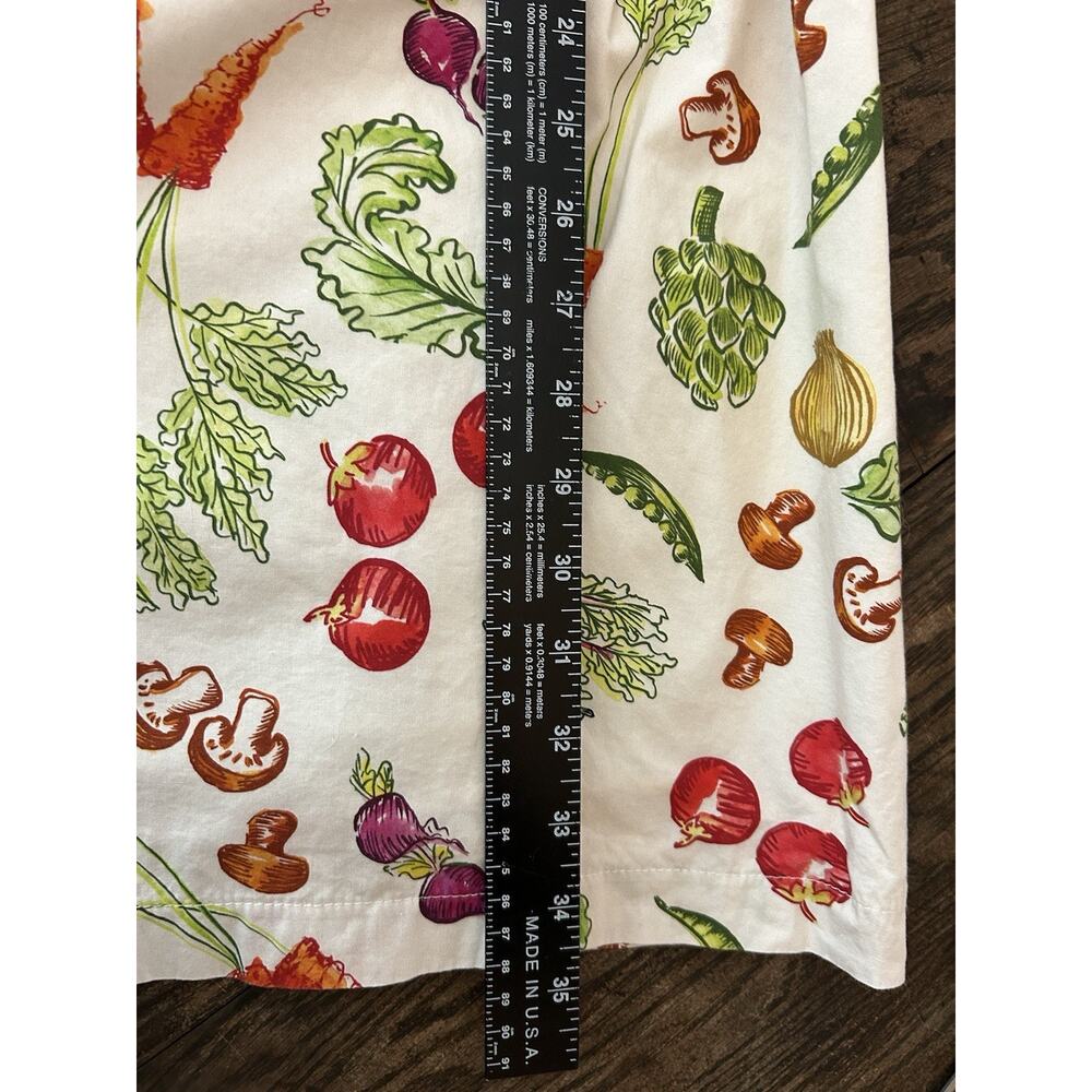 Modcloth Dress XL Retro Style Veggie Pattern Summer Inspired Garden Whimsical - Picture 2 of 12